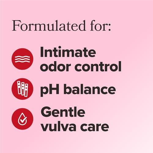 O Positiv URO intimate wash pump bottle highlighting pH balance for odor control.