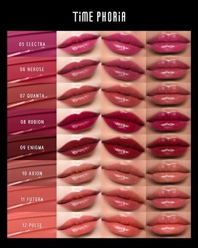 Stellar Dust Lip Stain 09 Enigma, Transfer-Proof & Smudge-Proof Lip Gloss, Deep Red Brown Tinted Glossy Finish, High-Pigment Vibrant, Hydrating Lightweight Long-Lasting Lip Makeup for Women - Image 5