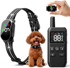 Veconix remote training collar for small dogs demonstrating the adjustable nylon strap