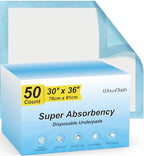 Super Absorbency Disposable Leakproof Underpads with Quick Drying for Baby, Adults, Puppy, Dog Bed Pee Pads, Extra Large, XXL Incontinence Pads, 30â€ x 36â€, 50 Count - Image 2