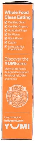 Yumi clean certified toddler snack bars for wholesome nutrition and brain growth