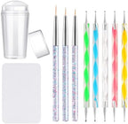 Kalolary silicone nail stamper and scraper set for professional manicures