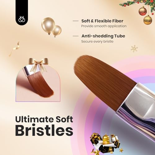 Beetles nail art dotting tools and flat brushes for DIY