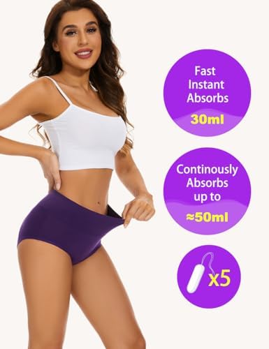Allbase leakproof menstrual panties side profile