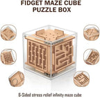 Authentic CHEROSIN balance IQ puzzle game showing intricate internal metal ball tracking system
