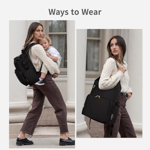 CEI-CEI Neoprene Diaper Bag Backpack interior storage organization