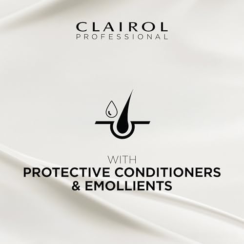 Close up of Clairol Professional 40 Volume Developer cap and bottle design