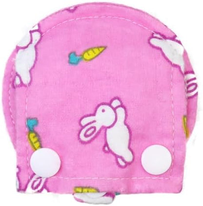 Welsoon G-tube button pads showing snap closure
