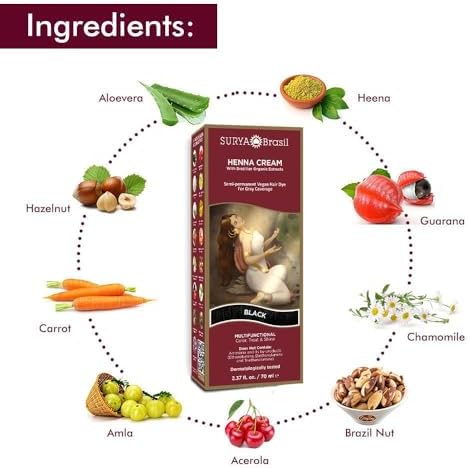 Application tools included with Surya Brasil Henna Cream