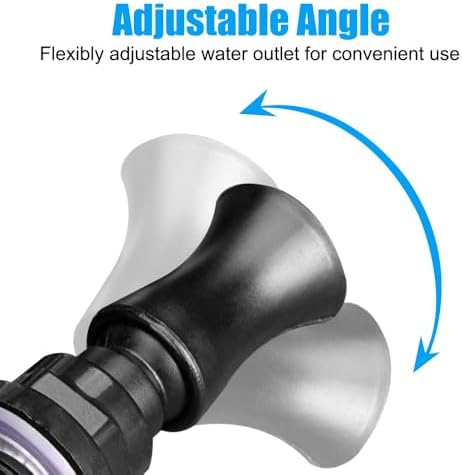 MiOYOOW aquarium plumbing connector demonstrating the wide flat wavemaker style mouth