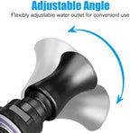 MiOYOOW aquarium plumbing connector demonstrating the wide flat wavemaker style mouth