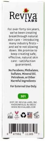 Reviva Labs anti aging treatment bottle side profile