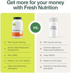 Fresh Nutrition antioxidant supplement bottle back panel details
