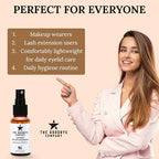Natural eye hygiene spray for styes and lash extension safe cleaning