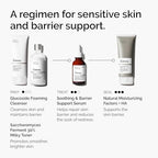 Lightweight calming serum that absorbs quickly for daily skincare use