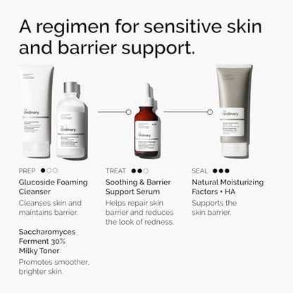 Calming face serum for reactive skin needing protection and hydration
