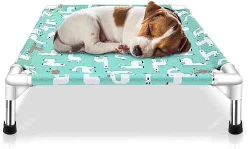 Elevated Dog Bed Pet cot for Small Dogs, Indoor and Outdoor Use for Small Pets - Image 2
