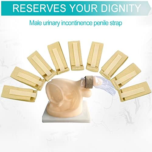 Fully adjustable urinary sheath fixer band close up.