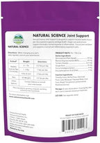 Back of Oxbow Joint Support bag with feeding instructions for rabbits and guinea pigs