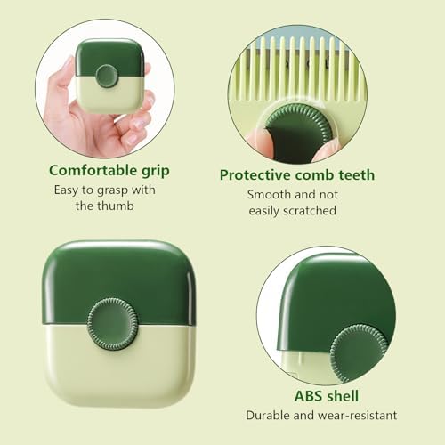 QIYUDA portable hair trimmer set showcasing the non-slip adjustment roller for precise cutting length control