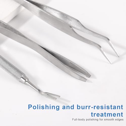 Detailed view of tick removal hooks for pets