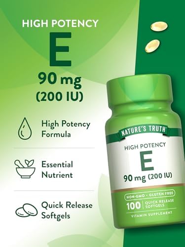 Natures Truth Vitamin E non GMO certification seal