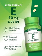 Natures Truth Vitamin E non GMO certification seal