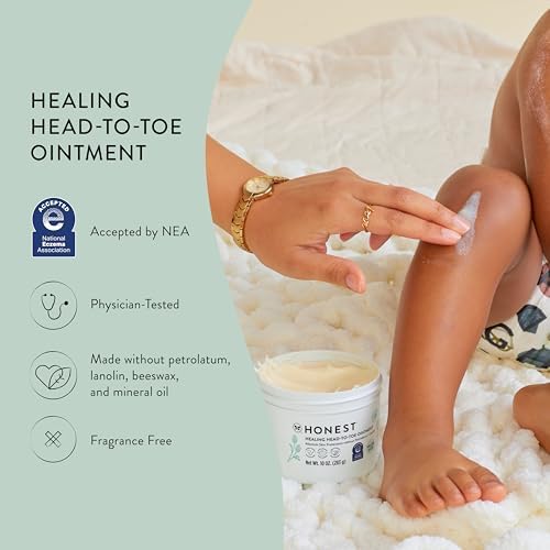 Fragrance free vegan healing ointment by The Honest Company for sensitive skin