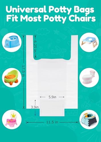 Compact packaging of Newnice disposable potty refills
