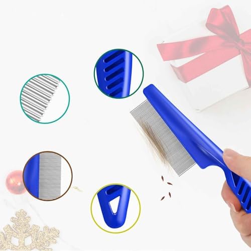 Ergonomic wooden handle of the Vivificenca manual lice and flea removal tool.