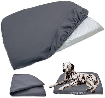 Panabana pet bed protector showcasing the elastic band bottom opening design