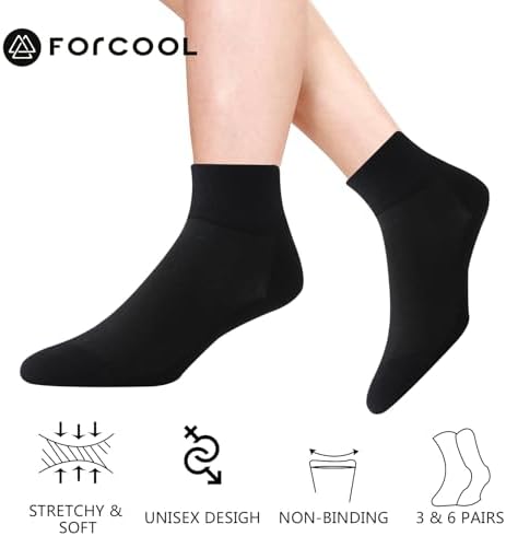 Close up of seamless toe on Forcool cotton diabetic socks