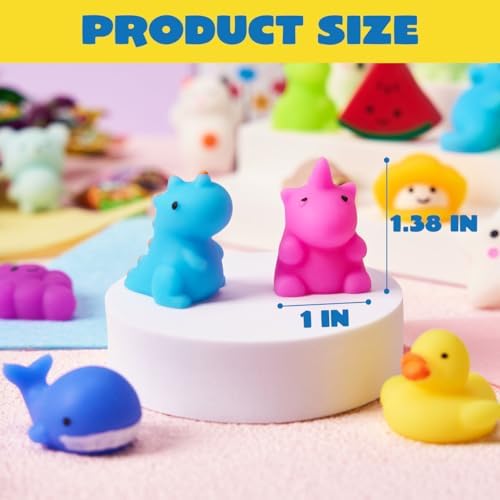 Authentic USA imported JOYIN twenty five pack assortment of mini tactile toys for classroom prizes.