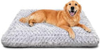 Dog Beds Large Sized Dog, Washable Durable Pet Bed, Deluxe Plush Soft & Comfortable Dog Crate Bed Pad for Large, Jumbo, Medium, Small Dogs Breeds, 35"X 23"-XL, Light Gray - Image 2