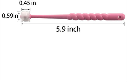 VTurboWay three hundred sixty degree pet dental cleaning brush packaged for imported pet grooming.