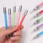 Full collection of Dr.nail manicure tools arranged on table