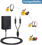 YEAOI shock collar power adapter showcasing the built in blue light emitting diode indicator light for charging status