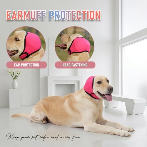 Close up showing adjustable fit of Leotrag dog snood