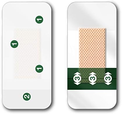 Water and germ barrier transparent bandages for everyday family first aid.