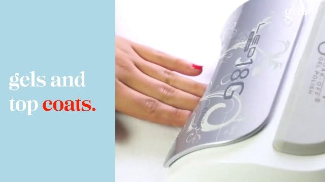 Top view of Gelish 18G Classic lamp with control buttons