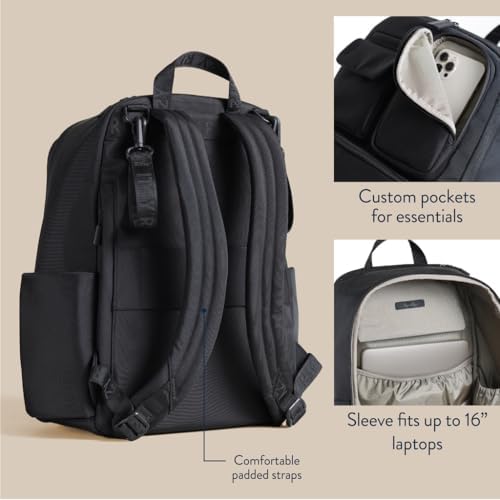 Itzy Ritzy Belong Utility Diaper Bag Backpack paired with washable changing pad