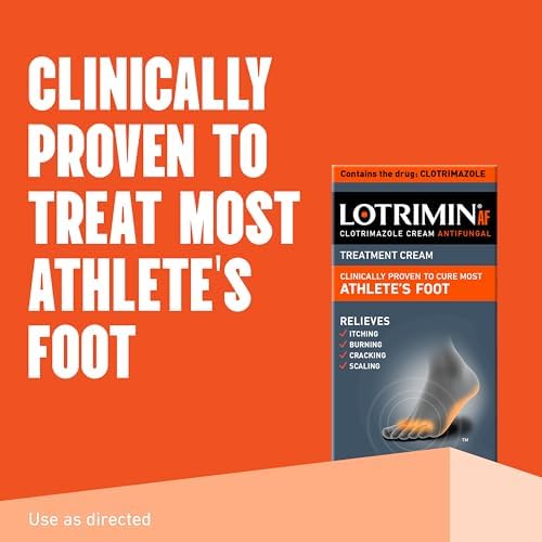 Lotrimin one percent clotrimazole cream tube showing active ingredient information