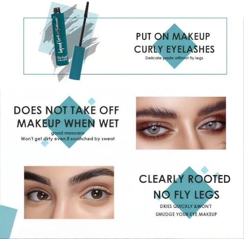 Thrive Causemetics smudge proof mascara water resistance test