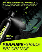 HideFxxx patented reverse spray nozzle being used inside a running shoe.