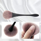 2Pcs Nail Dust Brush Acrylic Brush Cleaner Nail Brushes for Cleaning Dust Dip Powder Brush Large Makeup Brush Blush Brush Nail Clean Up Brush Manicure Brush Nail Art Tools (Gold+Black) - Image 4