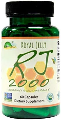 Greenbow organic royal jelly dietary supplement packaging back panel overview