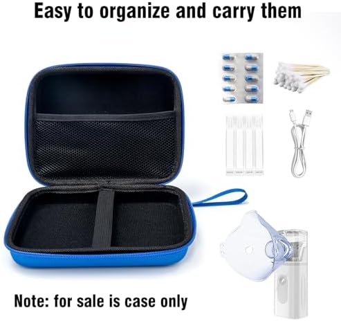 Interior view of Gealaek medicine bag with mesh pockets for organization.
