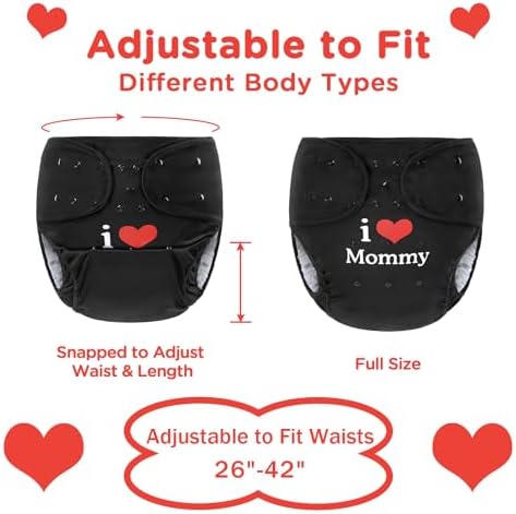 LittleForBig waterproof reusable diaper wrap in black