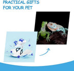 Blue rubberized handle pet nail clipper set for safe at home grooming.