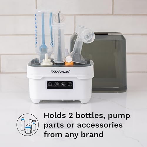 Baby Brezza Portable Sterilizer and Dryer in travel setting
